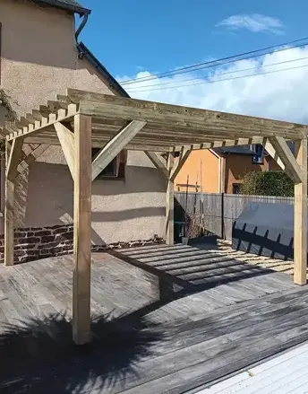 charpente traditionnelle Bourg des Comptes-4